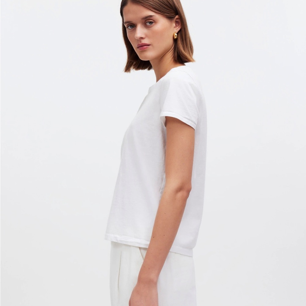 NEW Madewell Northside Vintage Tee Size XS White - Picture 3 of 9